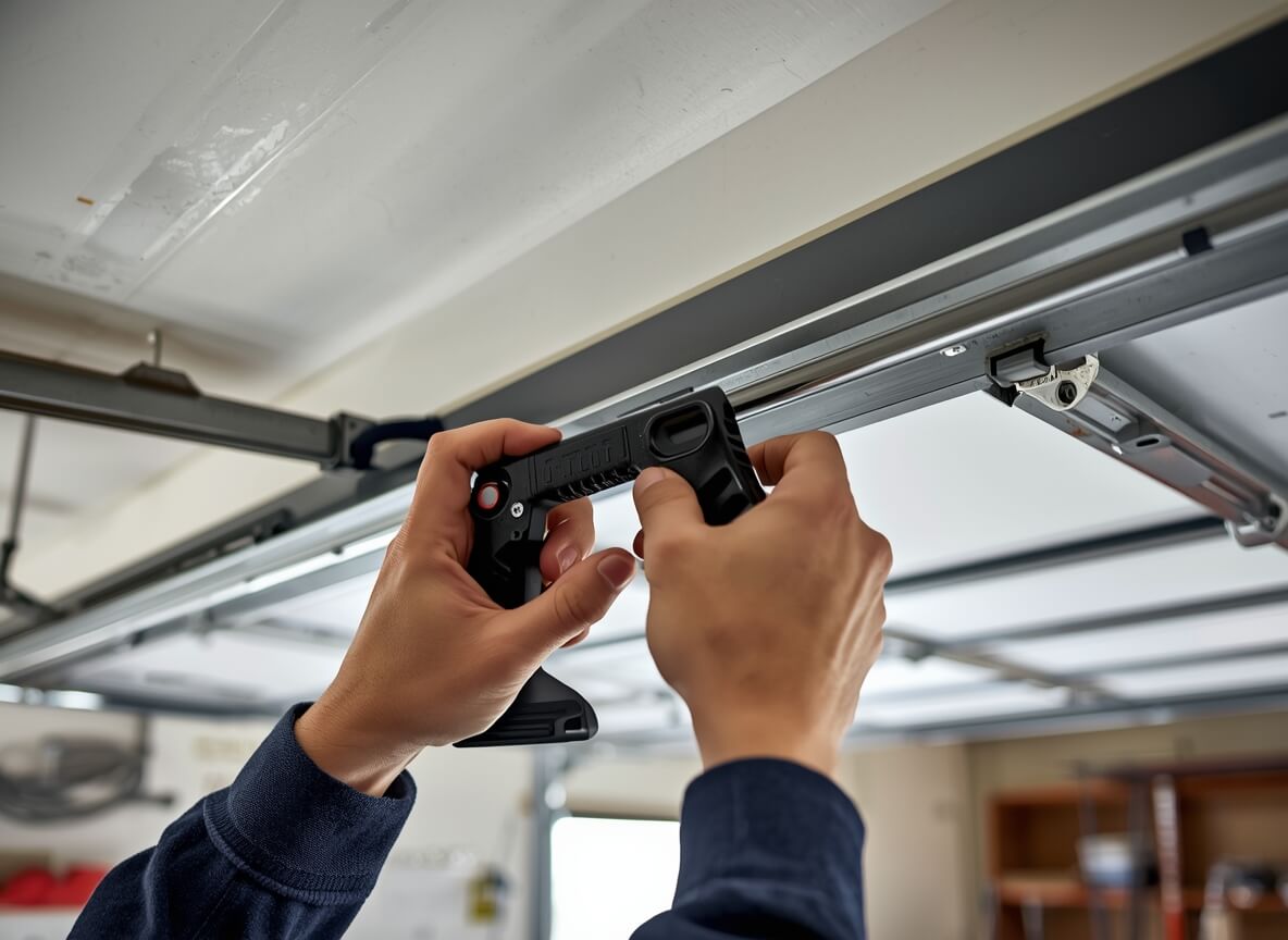 Track and Opener Repair by Rapid Garage Door — On-site track alignment and opener mechanism repair in Cleveland, OH